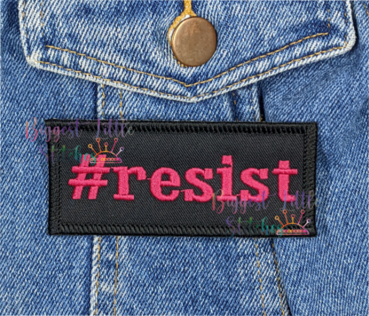 Hashtag Resist Patch