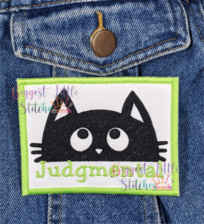 Judgmental Cat Patch